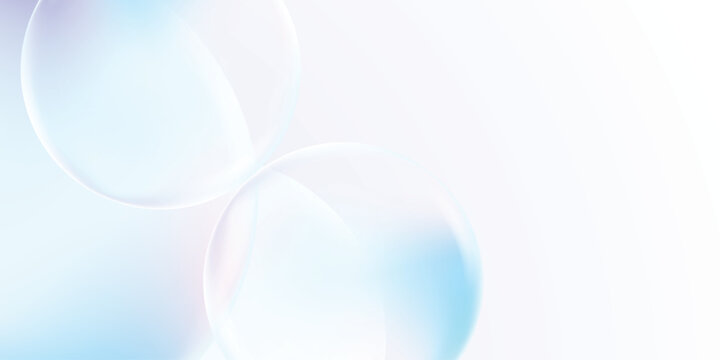 Abstract Bubbles fluid vibrant gradient shapes on white background. abstract motion graphics loop background. Vector illustration