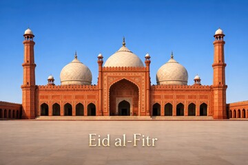 Obraz premium Eid al fitr background.