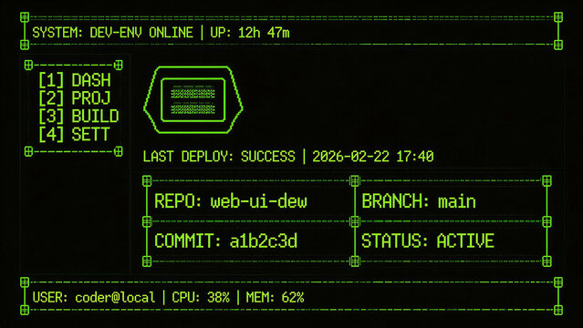 Technical Mono: Retro-Coder Aesthetic