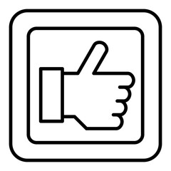 Obraz premium Like Icon