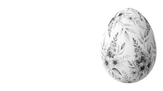 A grayscale image of an oval object isolated on transparent background