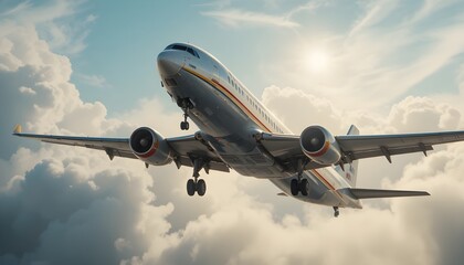 Obraz premium aeroplane in the air 