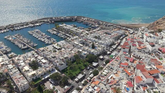 Fly with me across the Puerto de Mogan
