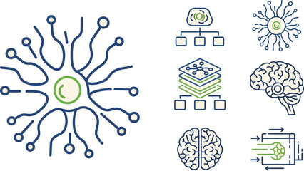 Neural network icons