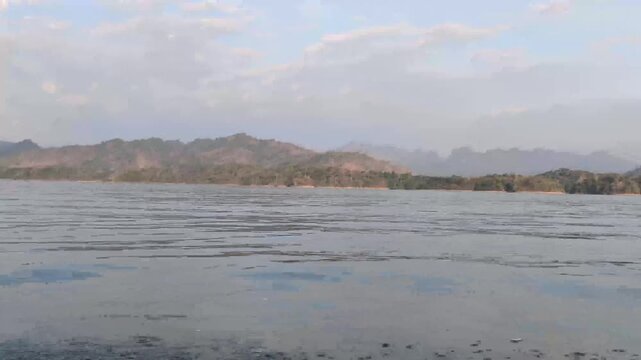 traveling sailing on river lake pond
