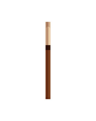 Vector illustration of a brown and red cigarette.