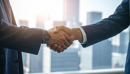 Business Partners Shaking Hands.