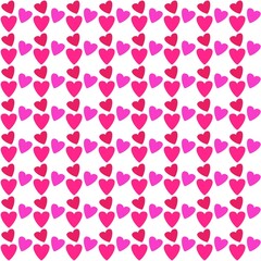 Fototapeta premium seamless pattern with hearts
