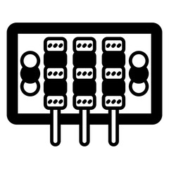 Asian Satay Skewer Icon