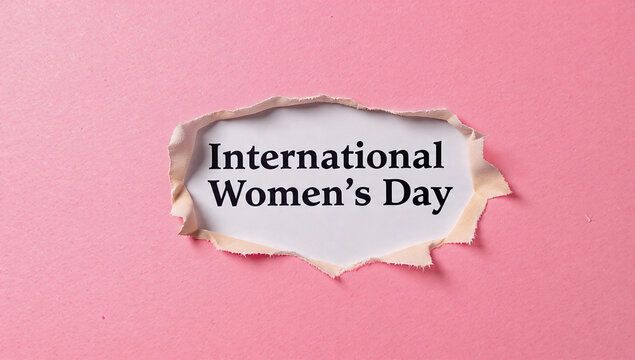 International womens day is celebrated on March 8 - text revealed 