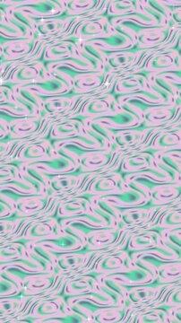 Abstract Pink Green Swirl Pattern.