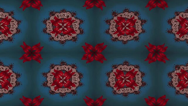 red and white background