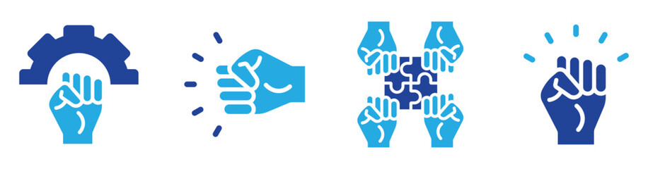 Partnership Agreement and Success Vector Set