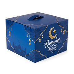 Ramadan Mubarak Charity Donation Box.