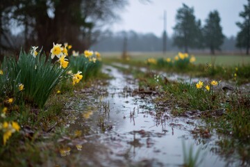 Rainfall in Early Spring and the Aroma of Wet Earth
