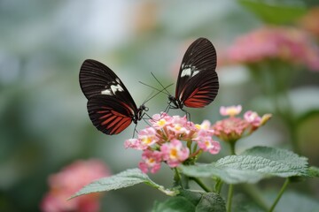 Obraz premium Awakening Butterflies at Dawn