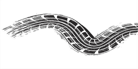 Tire tread marks, wheel textures, tire marks - car racing, motocross, drift, rally, off-road and others. modern © fathor