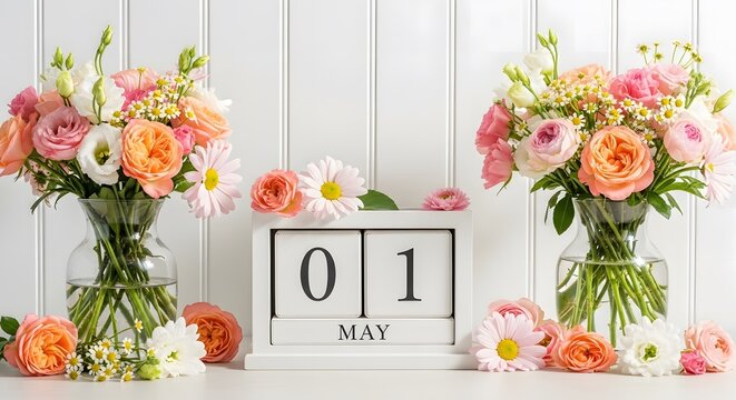 International may day celebrations and spring florals