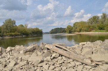 rzeka, linia brzegowa © Jarosaw