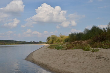 rzeka, linia brzegowa © Jarosaw