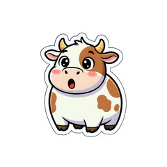funny cow cartoon