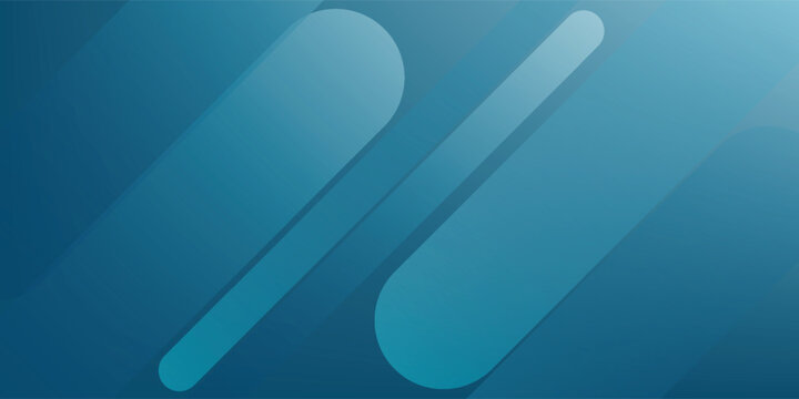 : Abstract dark teal geometric background with layered rounded diagonal bars and soft gradients.