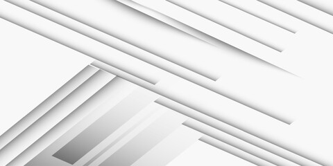 Obraz premium Amazing premium background. Elegant gray white diagonal lines with smooth soft shadow. Light silver grey gradient. Geometric modern stripe design