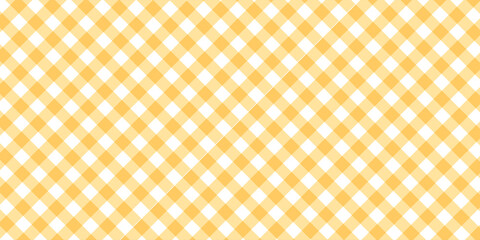 Yellow gingham or vichy pattern. eps 10