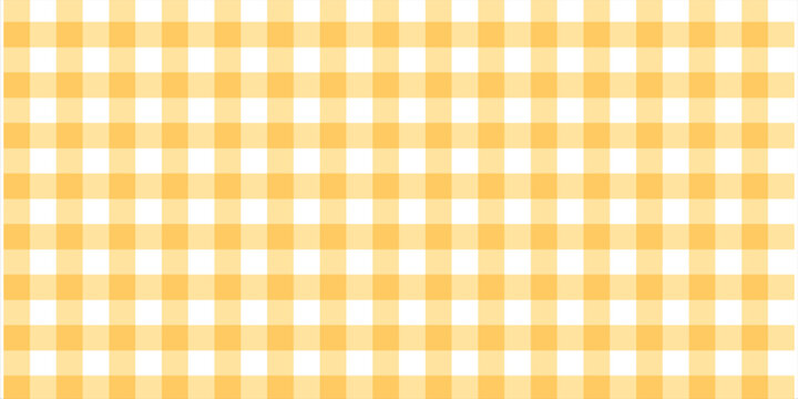 Yellow gingham or vichy pattern. eps 10