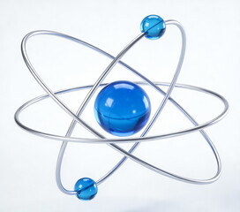 Atomic Model with Electron Orbits and Nucleus