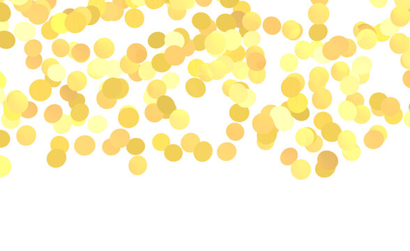 Abstract gold confetti background, perfect for celebrations, holidays, or any event needing a touch of sparkle. Ideal fo