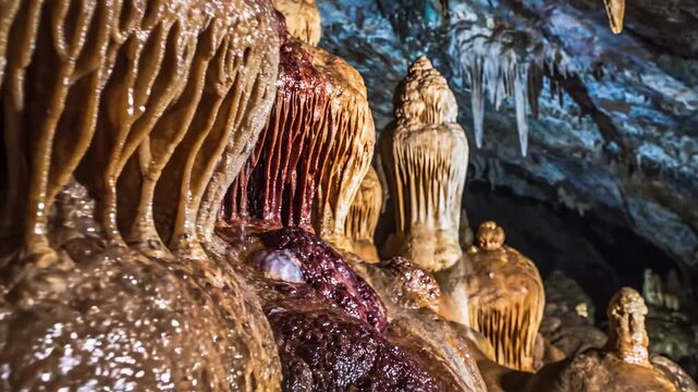 Stunning Cave Formations - A Journey into the Earths Depths.