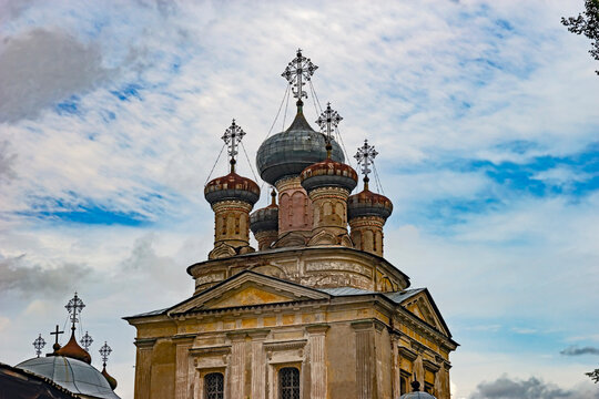 Resurrection church, years of construction 1677&mdash;1689. City Ostashkov, Russia	