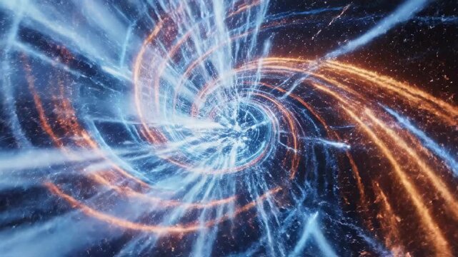 Abstract Vortex of Energy - A Mesmerizing Visual Display.