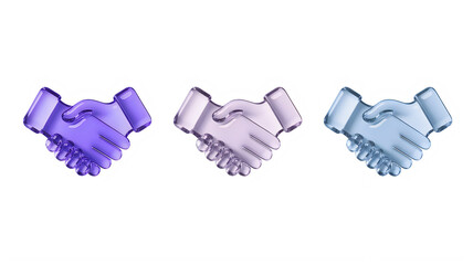 Business partnerships collaboration teamwork corporate alliances isolated on transparent background