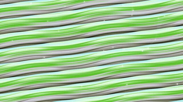 Abstract Wavy Green and Gray Texture Pattern