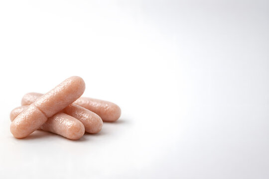 Bacteroides fragilis bacteria microbiology pathogen background with clean clinical copy space