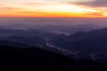 Obraz premium Hapcheon Odosan Mountain