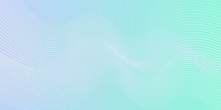 Minimal abstract background with soft blue green gradient and flowing line.