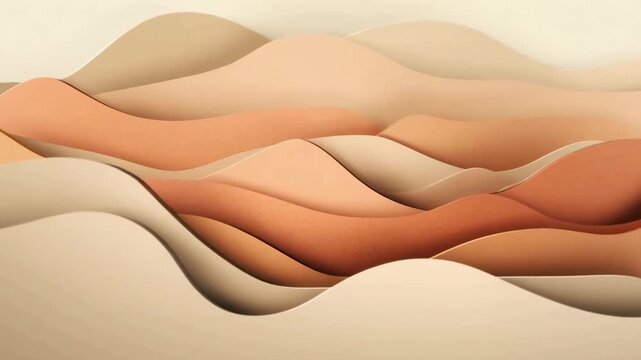 abstract wave pattern animation