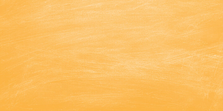 Abstract orange background features an orange peel pattern on a textured wooden board with a natural brown timber grain surface