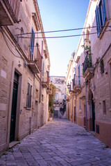 Obraz premium In Lecce, in the heart of Puglia in southern Italy, light turns stone into gold and every Baroque corner glows with warmth.