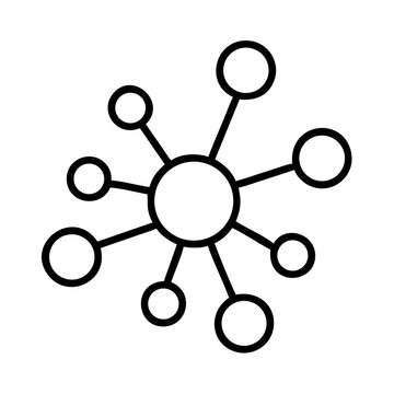 Mind Map Diagram Icon