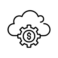 Cloud Gear Sync Icon