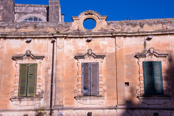 Naklejka premium In Lecce, in the heart of Puglia in southern Italy, light turns stone into gold and every Baroque corner glows with warmth.