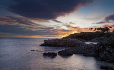 Fototapeta premium Bonne terrasse, Golfe de St Tropez, France