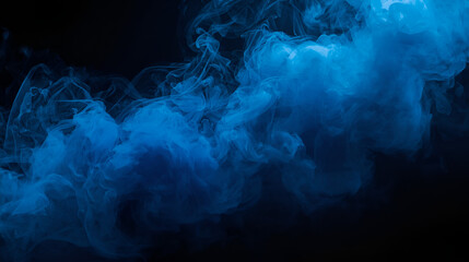smoke on black background