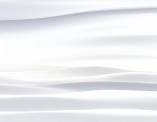 Obraz premium Serene White Waves Flowing Calmly Across a Soft Background