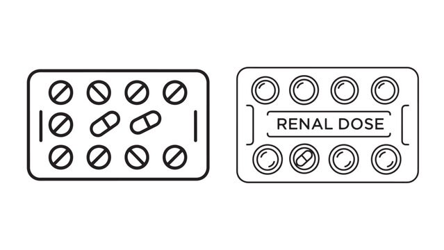 Renal Medication Blister Pack and Dosage Label Concept for Pharmaceutical Packaging Compliance Regulatory Approval and Market Launch Strategy