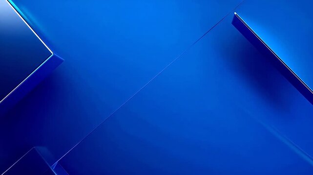 Blue geometric abstract design